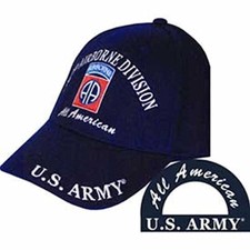 U.S. Army 82ND Airborne Division All American Direct Embroidered Hat