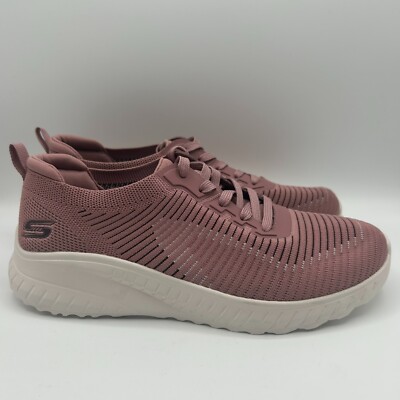 Skechers Womens Ultra Flex Joyful Path Pink Memory Foam Comfort Shoes Size 9.5