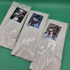 Large Christmas Paint By Numbers Kit Santa Snowman Scene SET OF 3 Brand New LOT