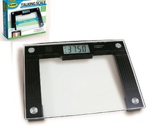 Talking Bathroom Weight Scale Extra Wide Bath Tempered Glass Accurate 550lbs NEW