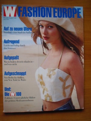 W Fashion Europe Deutsche Ausgabe Juni 1993 - Istanbul Express Sandy POWELL