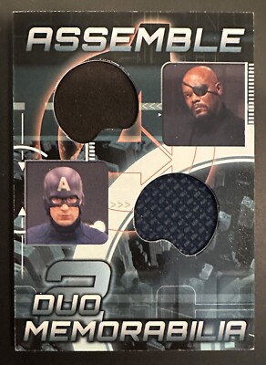2012 Upper Deck Marvel Avengers Assemble Duo Memorabilia Capt