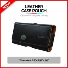 Genuine Durable Leather Pouch Phone Case for Android Motorola Moto G7 Play