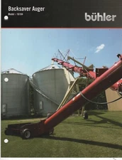 BUHLER FARM KING BACKSAVER AUGER MODEL 16104 SPECIFICATIONS 2009 BROCHURE
