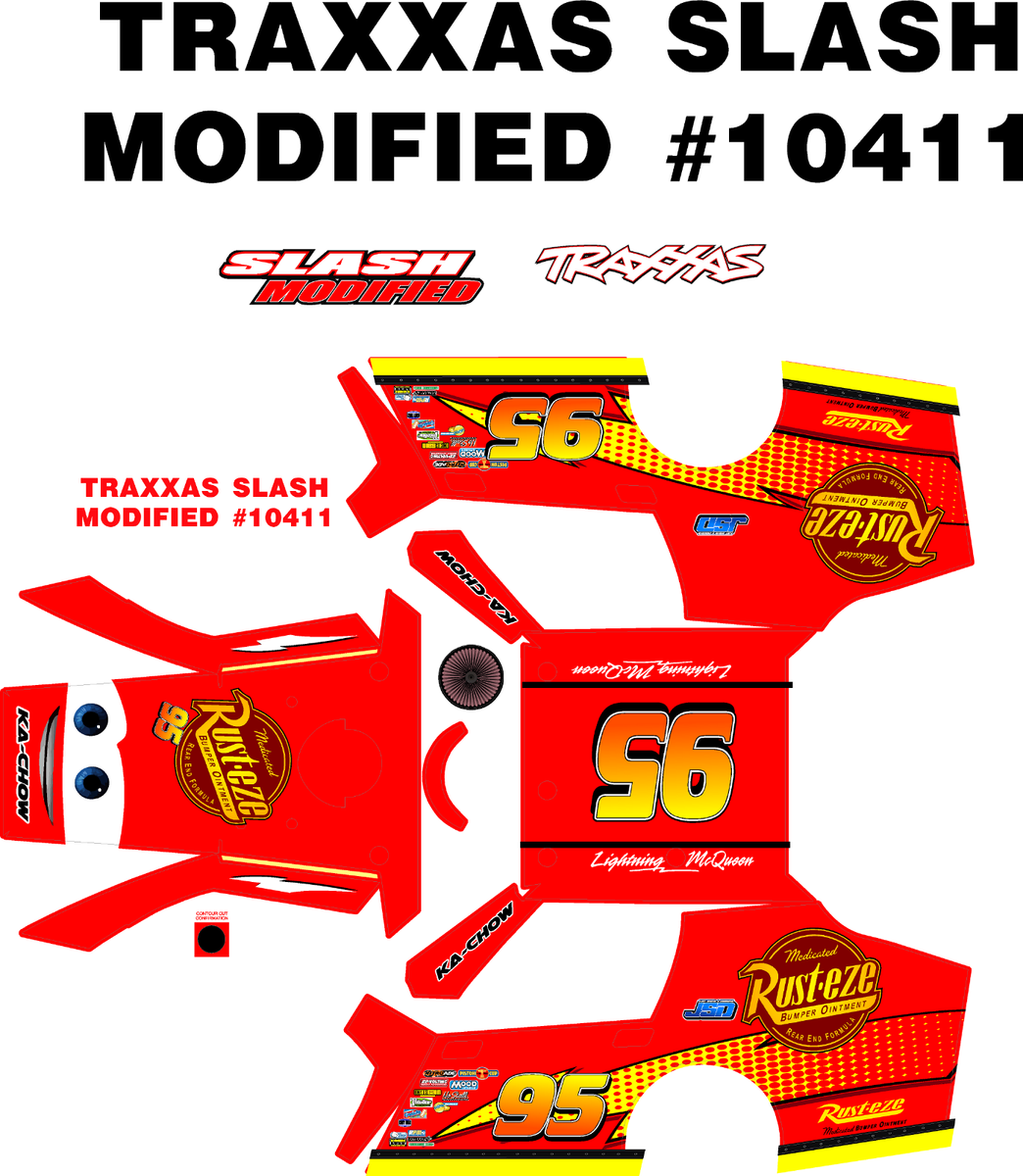 MODIFIED 10411 WRAP KIT LIGHTNING MCQUEEN | eBay