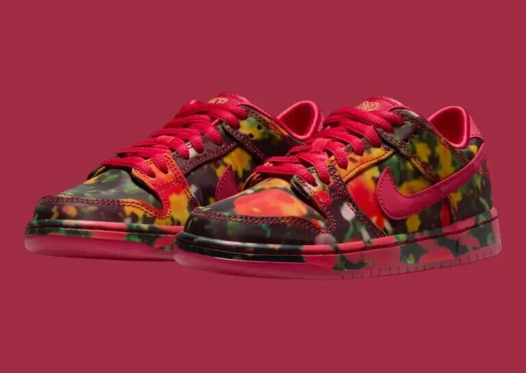 The Wizard of Oz × Nike SB Dunk Low Poppy Field fz1291600 The Wizard of Oz × Nike SB Dunk Low Poppy Field fz1291600