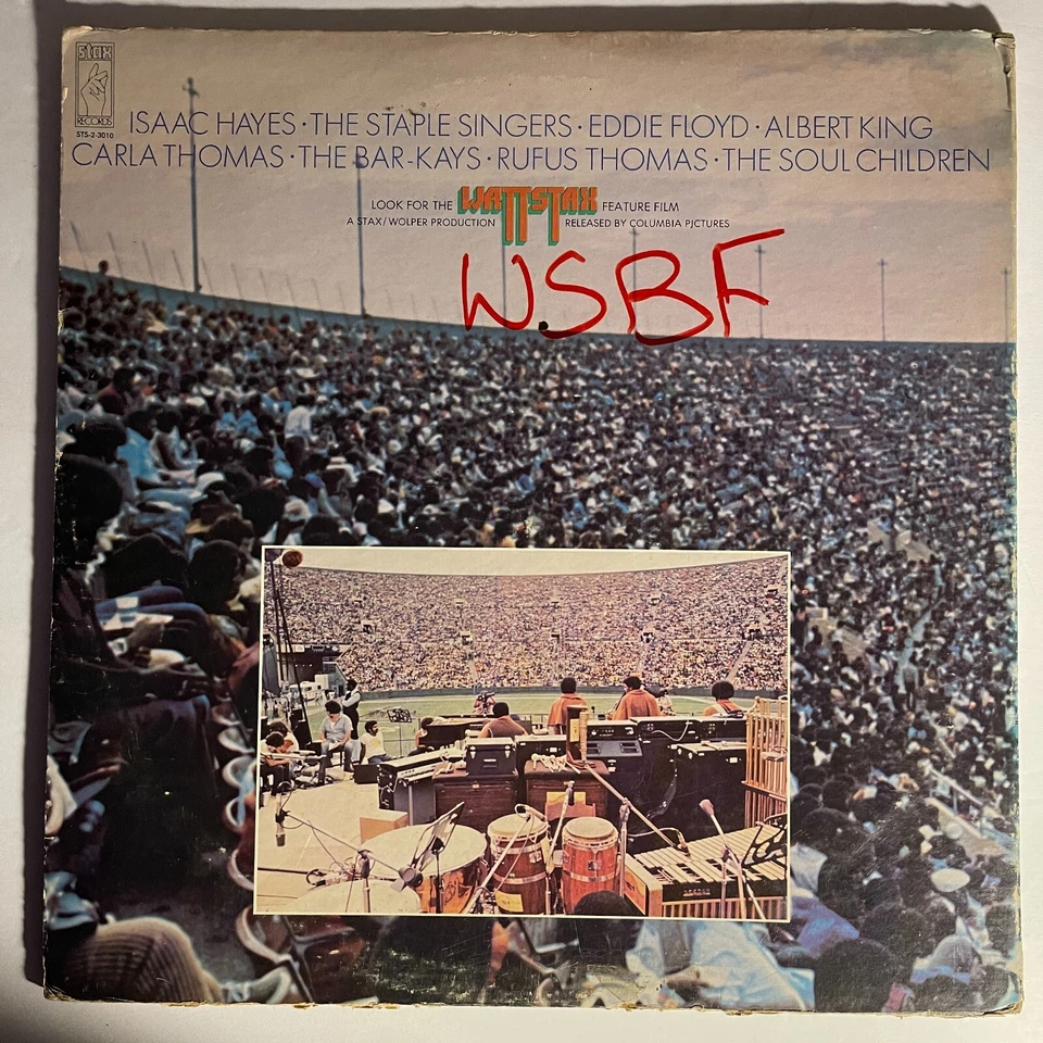 Wattstax: The Living Word Vinyl, LP 1972 Stax – STS-2-3010 - Image 4 of 4