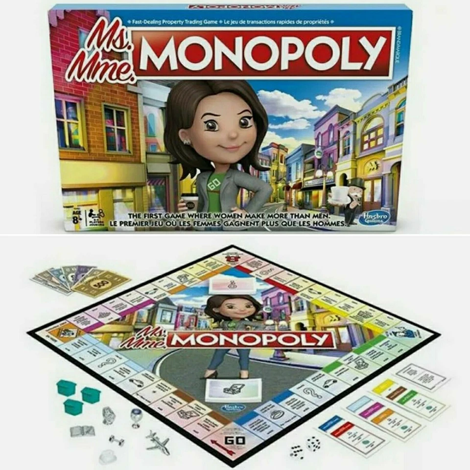 Monopoly Classic Parker Brothers Hasbro Ms Mme - BRAND NEW - Image 2 of 4