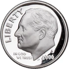 2006 S Roosevelt 90% Silver Dime DCAM GEM PROOF