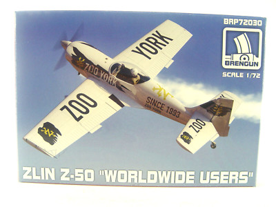ZLIN Z-50 ''Worldwide Users'' - Brengun  Flugzeug   Bausatz 1:72   -  72030   #E