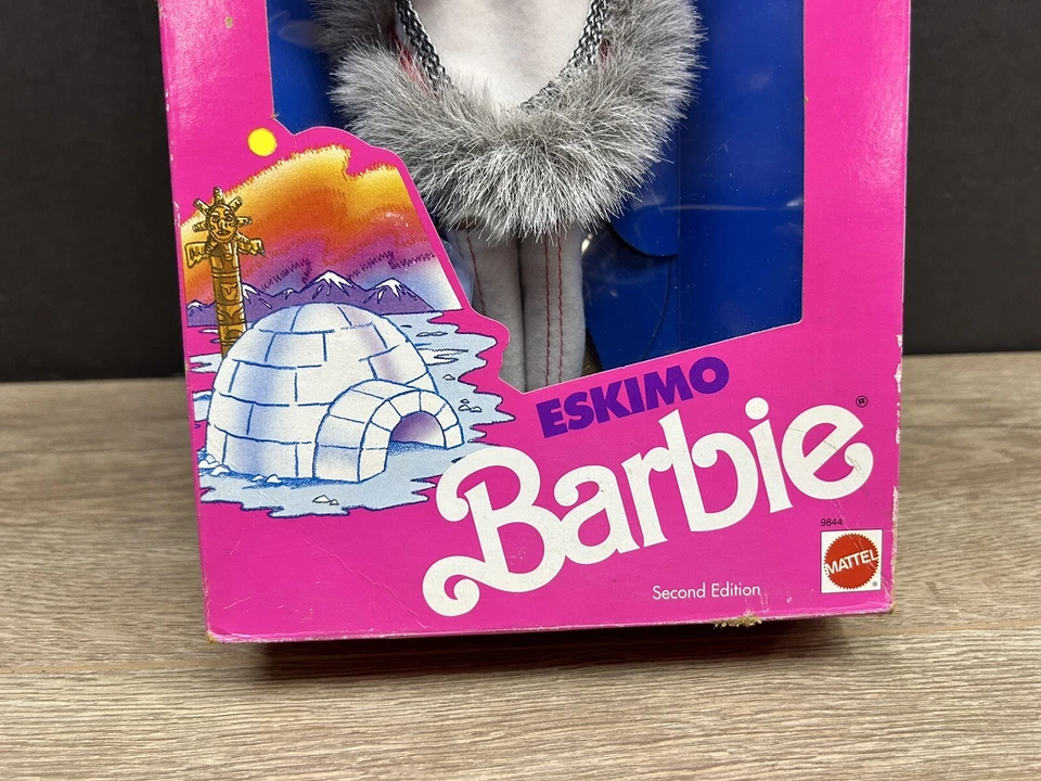 Vintage 1990 Mattel Eskimo Barbie Dolls Of World Collection Special Edition New - Image 4 of 4