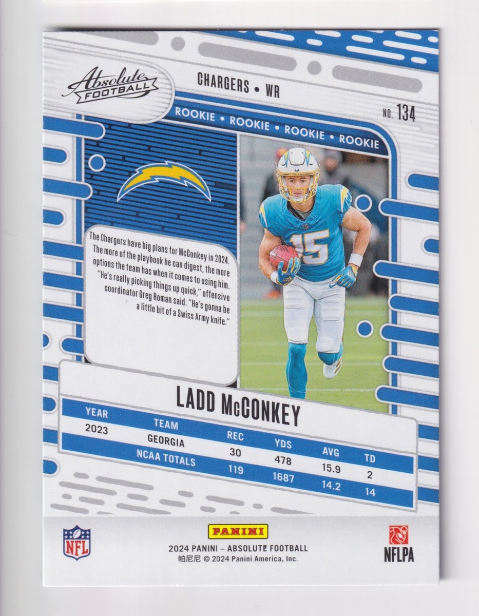 2024 Panini Absolute RETAIL SILVER FOIL #134 LADD McCONKEY RC