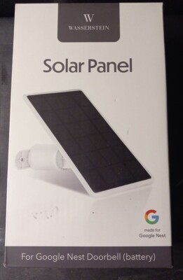 Wasserstein Solar Panel for Google Nest Doorbell (battery)