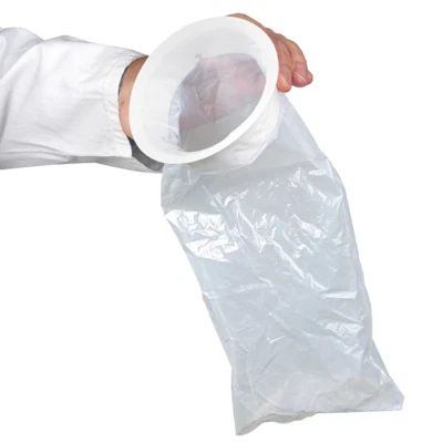 Mediware Spuckbeutel/Brechbeutel aus Polyethylen | 1 Liter | Pack: 25 Stk