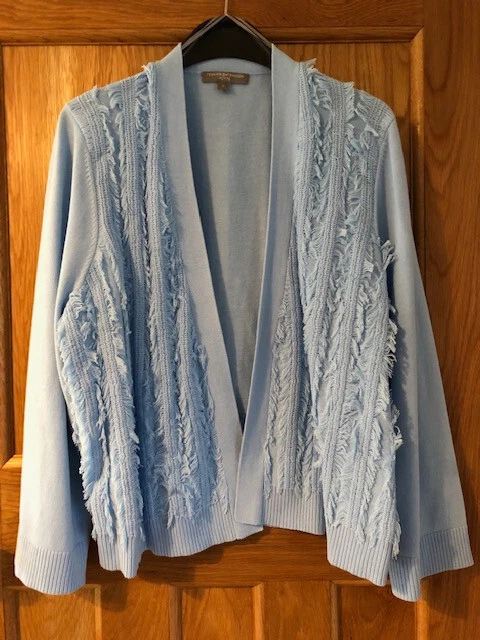 Pale blue cheap cotton cardigan