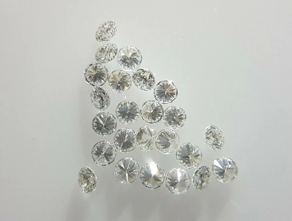 10 Pcs Natural Diamond Lot Round Cut 7 mm VVS1 D Grade +1 Free Gift - Image 2 of 4