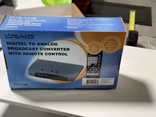 Craig Digital to Analog Broadcast Converter with Remote Control (CVD508) NEW