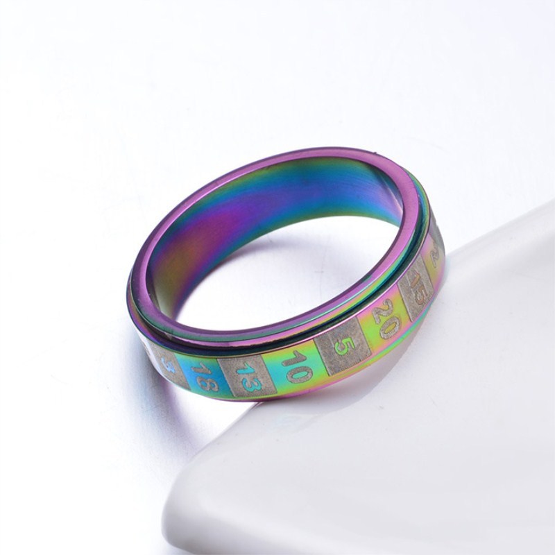 JAJAFOOK Men's Rotatable Titanium Steel Ring - Heart Curse Buddha Amulet Design, Size 6-11, Comfort Fit - View #10