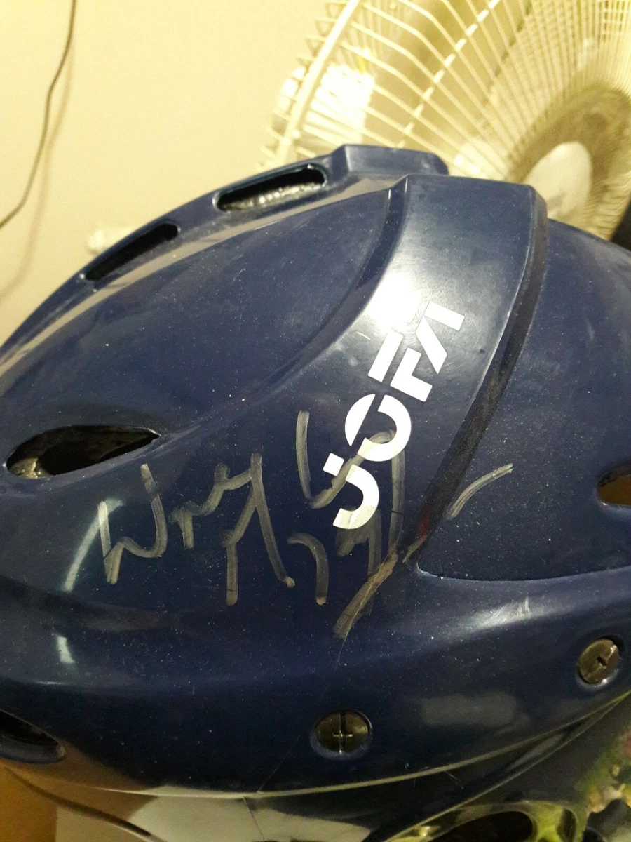 Hockey Hall of Fame - Wayne Gretzky's signature Jofa helmet. Worn