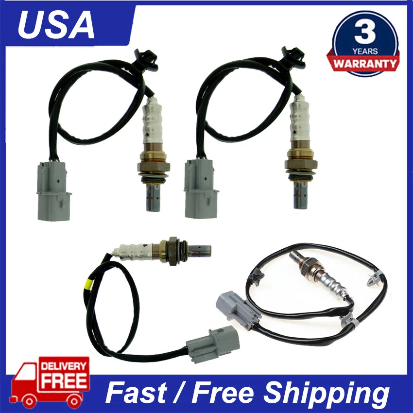 Set of 4 Oxygen Sensor For Up+Down 2005 2006 2007 2008 2009 Hyundai Tucson 2.7L - Image 2 of 4