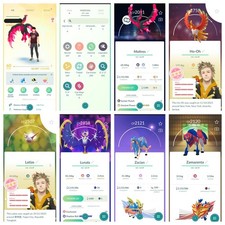 Pokémon Acc Go - Lv60 - 120Legendary- 169Shiny - 7 4*