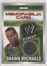 2006 Topps WWE Insider Restricted Access Memorabilia Shawn Michaels s3g