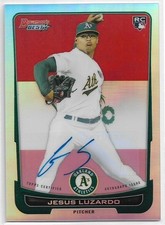 2020 Bowman's Best Jesus Luzardo #DB-7 Rookie Decade's Best Auto #'d /99 A's