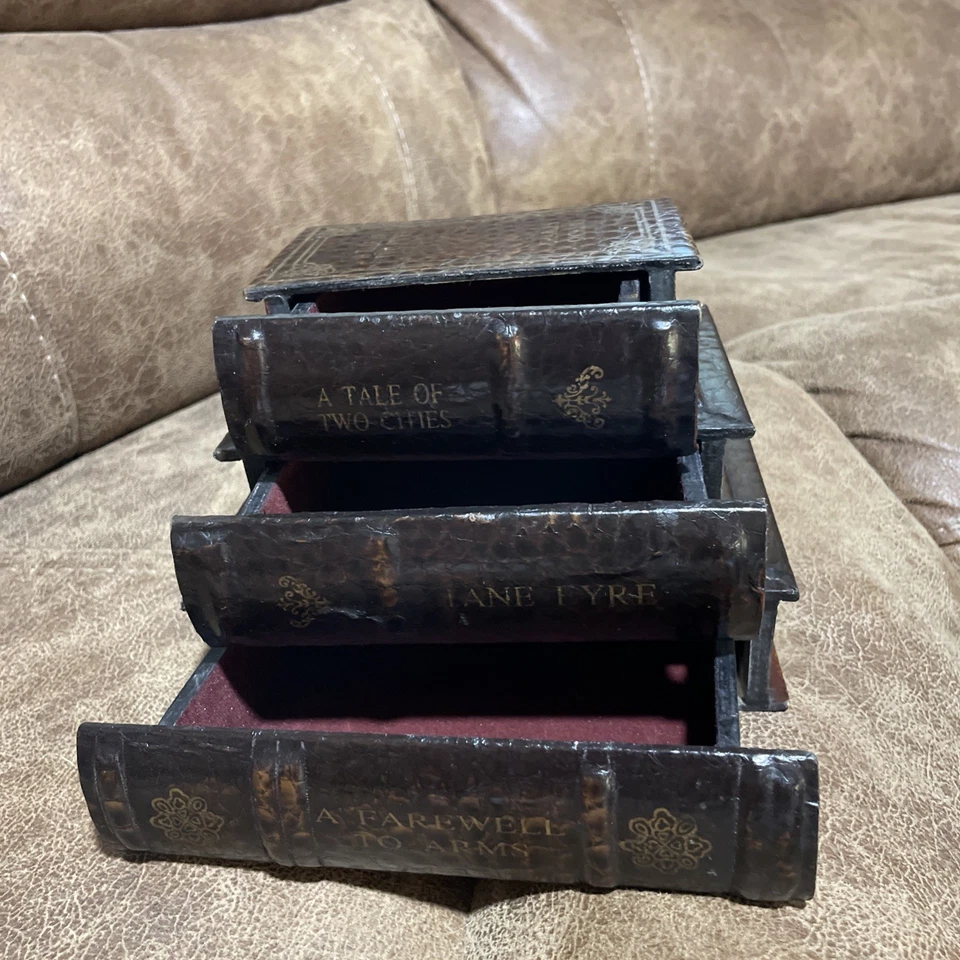 Antique Dickens Collins Leather GREAT EXPECTATIONS CURIOSITY TWO CITIES #2 - Imagem 3 de 4