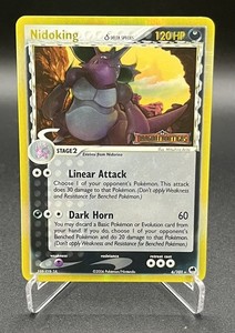 Pokemon Nidoking 6/101 - Reverse Holo Stamped Rare EX Dragon Frontiers 2006 - LP