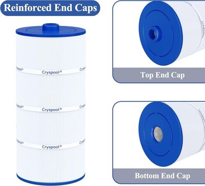 Cryspool  CP-08017 White 125 sq. ft Spa Filter Cartridge