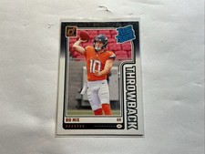 2024 Panini Donruss - Rated Rookies Throwbacks Bo Nix #46 (RC)