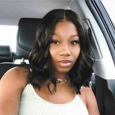 Bob Wig Human Hair 13x4 Frontal Lace Wig Body Wave Bob Wigs for Black Women