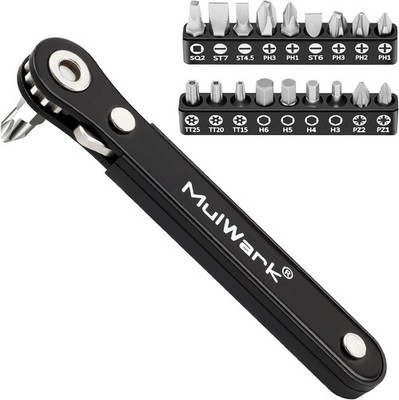 MULWARK Right Angle Screwdriver Bit Set 20pcs