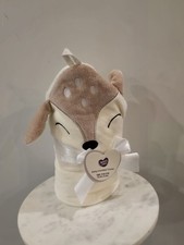 Parent's Choice Cotton Deer Baby Hooded Towel NEW WITH TAGS