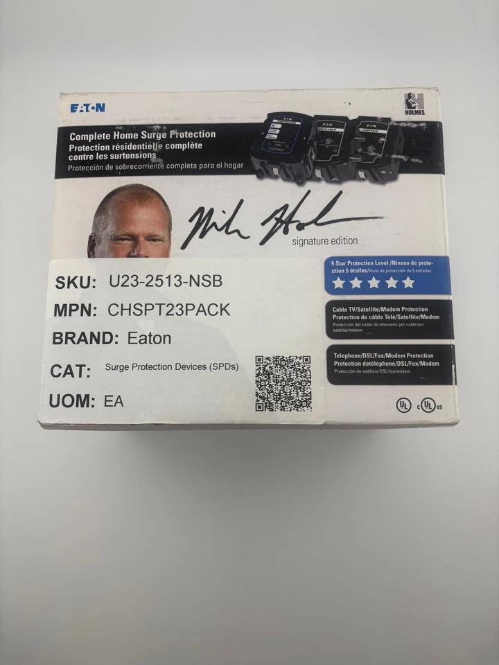 Eaton CHSPT23PACK Complete Home Surge Protection W CHSPT2ULTRA NEW - Image 4 of 4