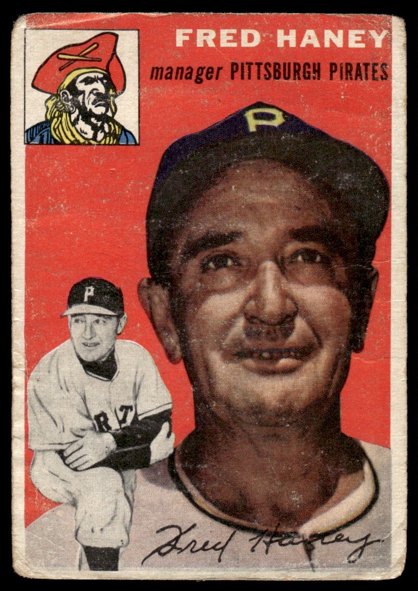 1954 Topps Fred Haney Kansas City Royals #75