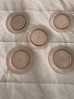 Pink depression glass. Hocking  company Mayfair open, rose