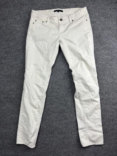 AZUL by moussy Jeans Womens 38 White Skinny Slim Stretch Denim Five Pocket