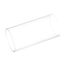 MECCANIXITY Plastic Pipe Rigid Polycarbonate Round Tube Clear 2.871mm ID 375m...