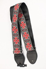 Souldier Custom Guitar Strap Atrium Red Hearts Free Shipping in the USA