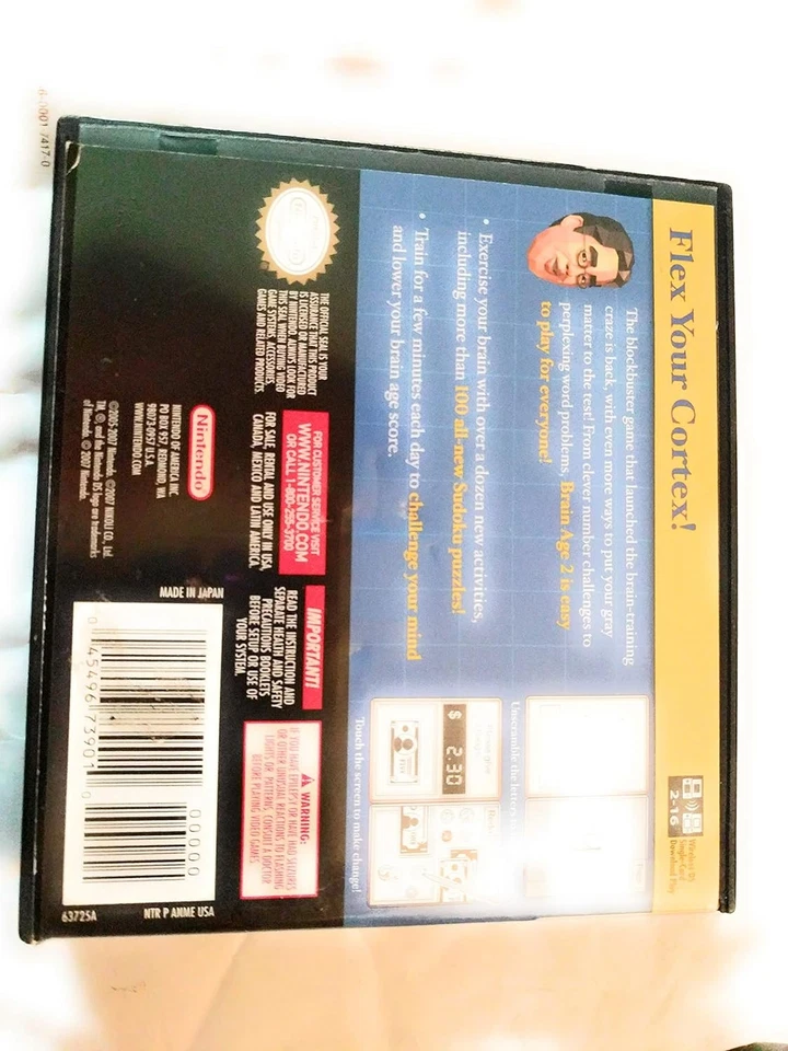 Brain Age 2: More Training in Minutes A Day (Nintendo DS) - Image 2 of 3