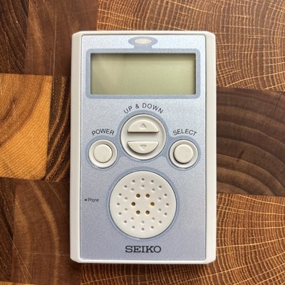 SEIKO DM70 Pocket Digital Metronome Excellent WORKS