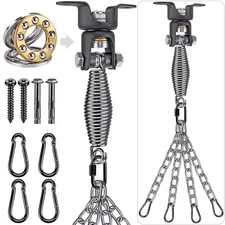  Heavy Duty Boxing Punching Bag Hanger Chain with Hanger with straight spring