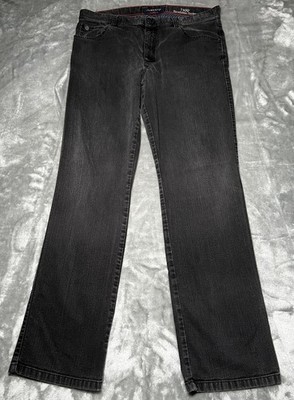 Alberto Jeans Men Size 38x33 T400 Modern Fit Straight Revolution Denim Black
