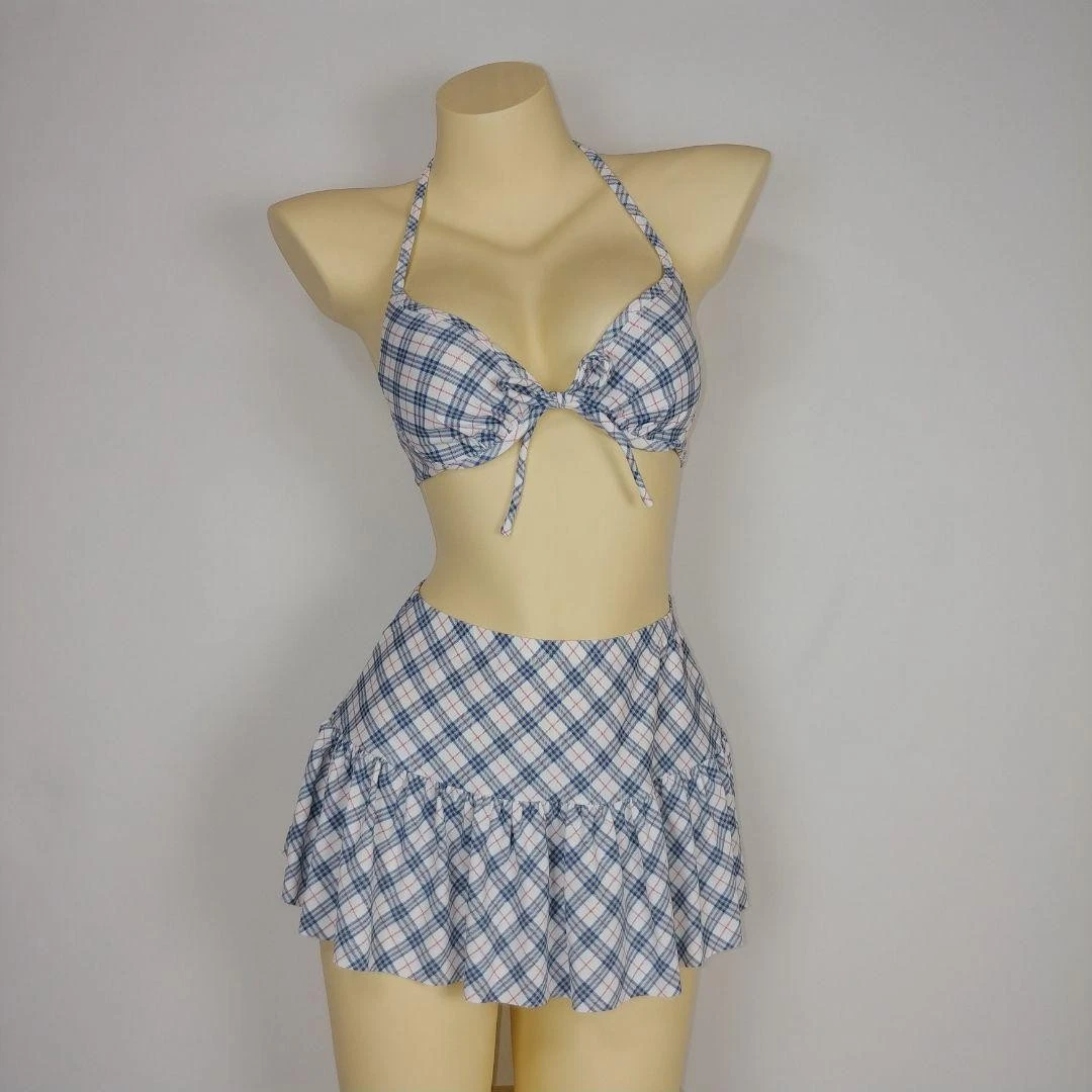 Burberry 蓝色比基尼泳衣女| eBay