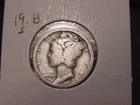 1918-S MERCURY DIME ORIGINAL COLOR POPULAR DATE SHIPS FREE
