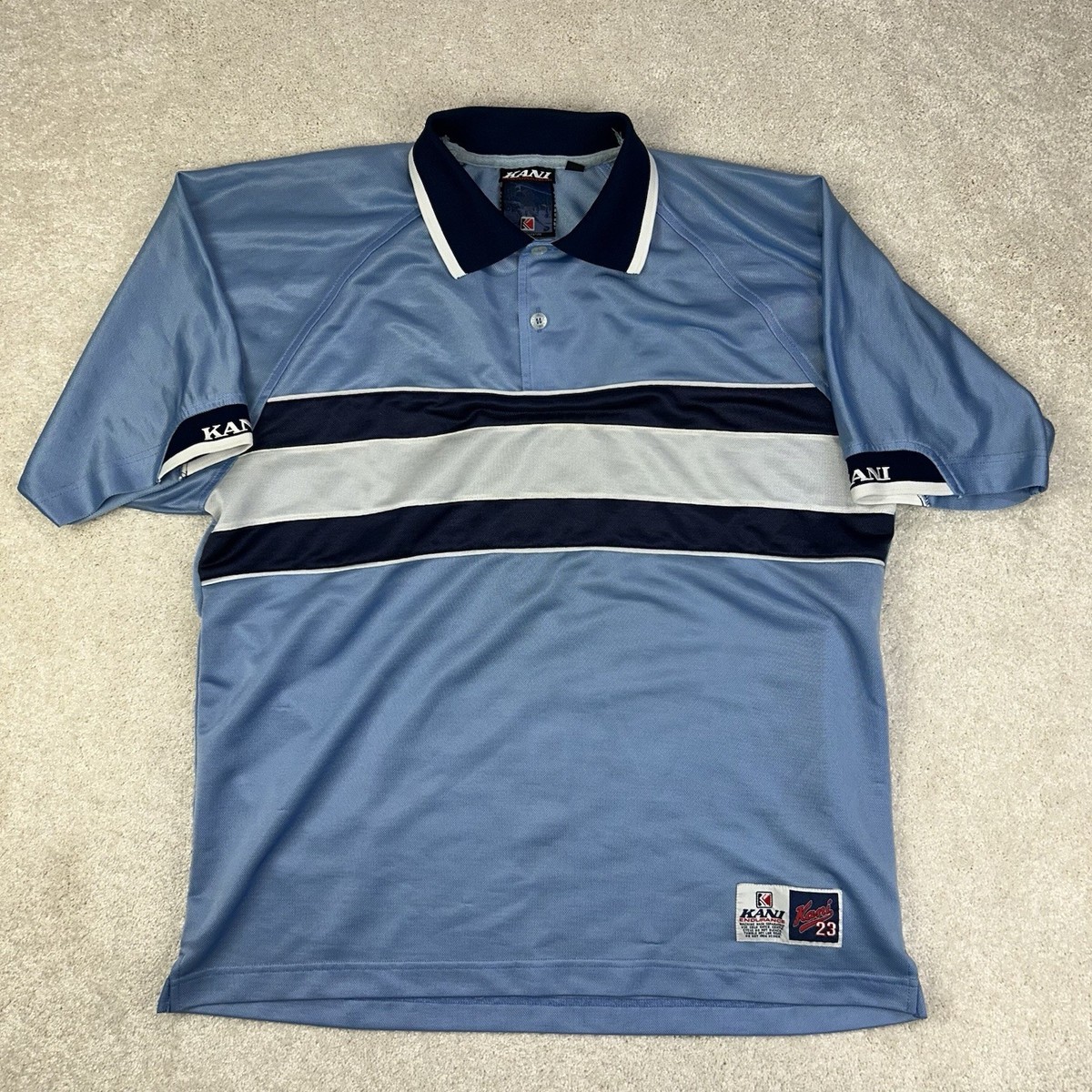 Vintage 90's Karl KANI Endurance Men's Baggy Satin Hip Hop Logo