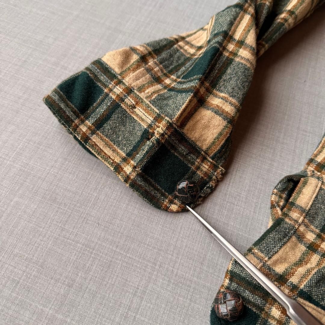 Pendleton 70s Wool Tailored Jacket S Brown Vintag… - image 9