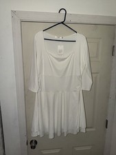 White iNR Dress 2X Plus NWT