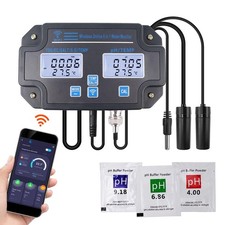 Smart Water Tester, 6-in-1 WiFi pH Meter Monitor